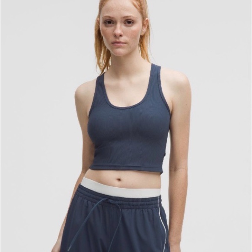 Lululemon Power Pivot Cropped Tank Top